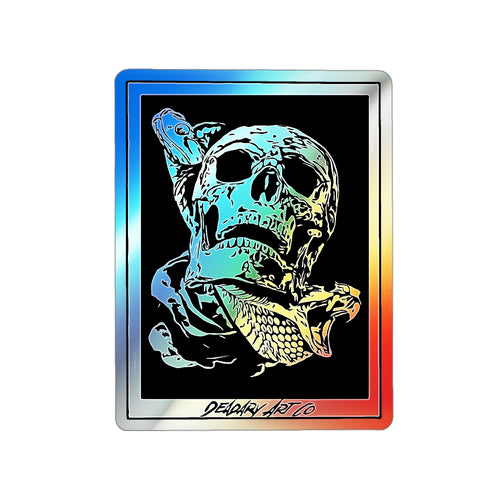 Deadary Art Holographic Die-cut Stickers