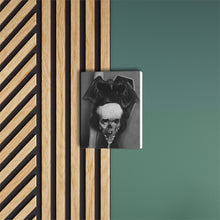 Skully Poe Satin Canvas, Stretched