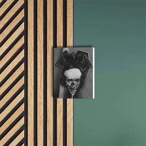 Skully Poe Satin Canvas, Stretched