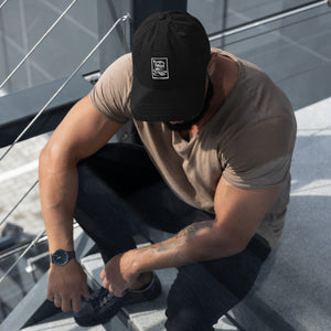 Skull and Snake Distressed Dad Hat