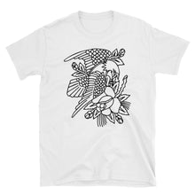 Traditional Eagle and Flower Short-Sleeve Unisex T-Shirt
