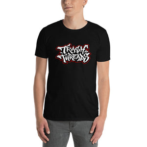 Trash Threads Graffiti Logo Front Short-Sleeve Unisex T-Shirt