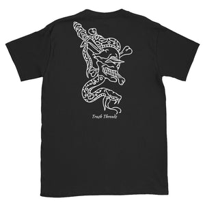 Snake and Skull Short-Sleeve Unisex T-Shirt