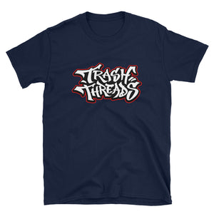 Trash Threads Graffiti Logo Front Short-Sleeve Unisex T-Shirt