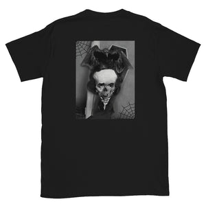 Skully Poe Art Coffin Short-Sleeve Unisex T-Shirt