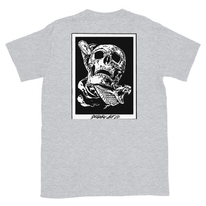 Snake and Skull Short-Sleeve Unisex T-Shirt