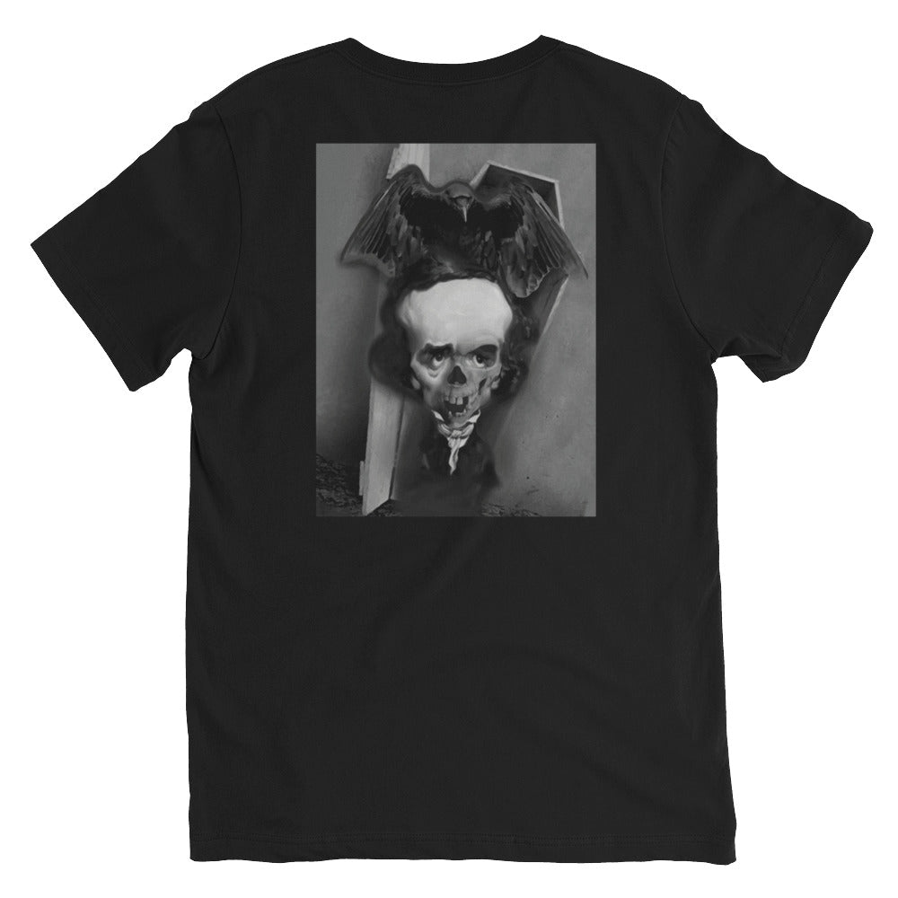 Skully Poe Unisex Short Sleeve V-Neck T-Shirt